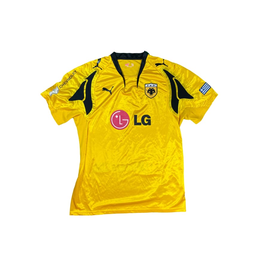 Maillot vintage domicile AEK Athènes saison 2007 - 2008 - Puma - AEK Athènes