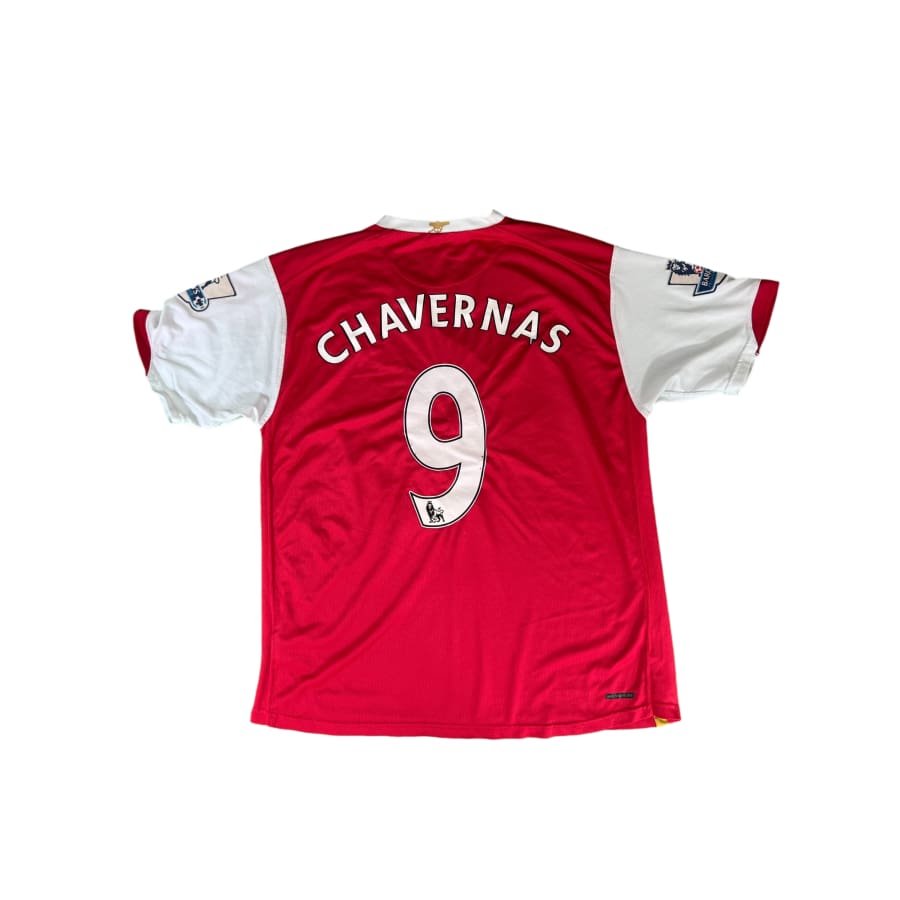 Maillot vintage domicile Arsenal #9 Chavernas saison 2007-2008
