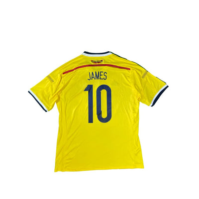 Maillot vintage domicile Colombie #10 James saison 2014-2015 - Adidas - Colombie