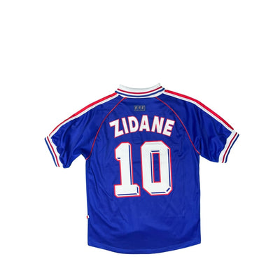 Maillot vintage domicile Equipe de France #10 Zidane saison 1998-1999 - Adidas - Equipe de France
