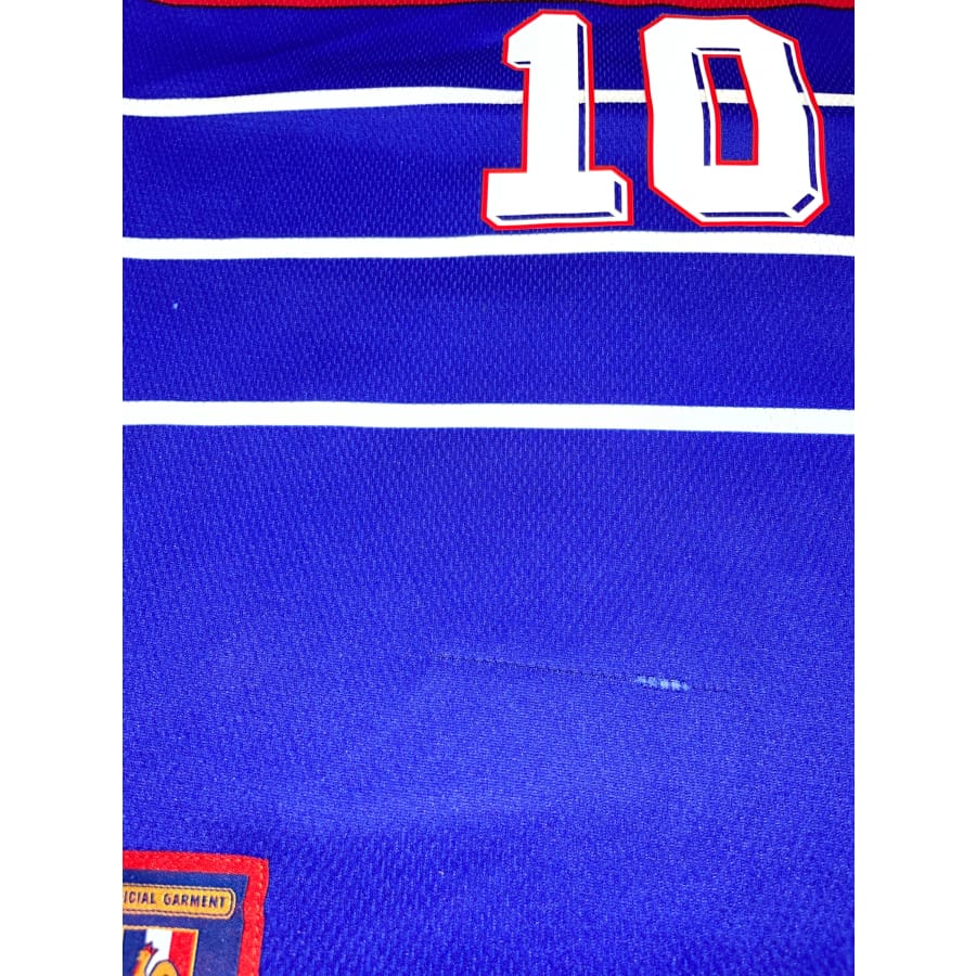 Maillot vintage domicile Equipe de France #10 Zidane saison 1998-1999 - Adidas - Equipe de France