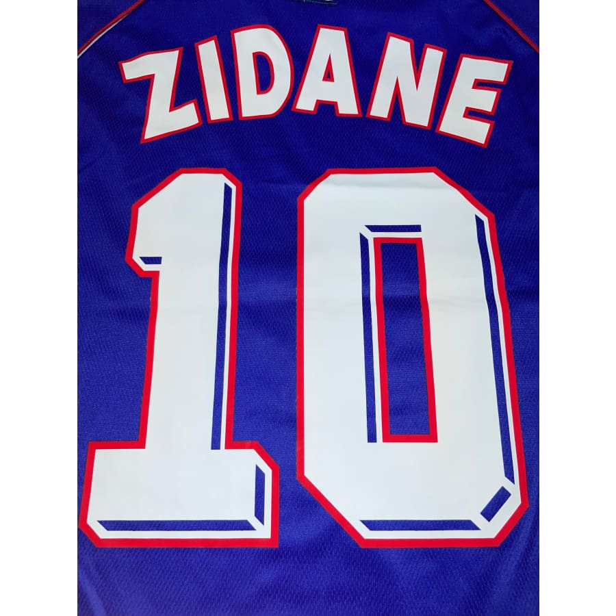 Maillot vintage domicile Equipe de France #10 Zidane saison 1998-1999 - Adidas - Equipe de France