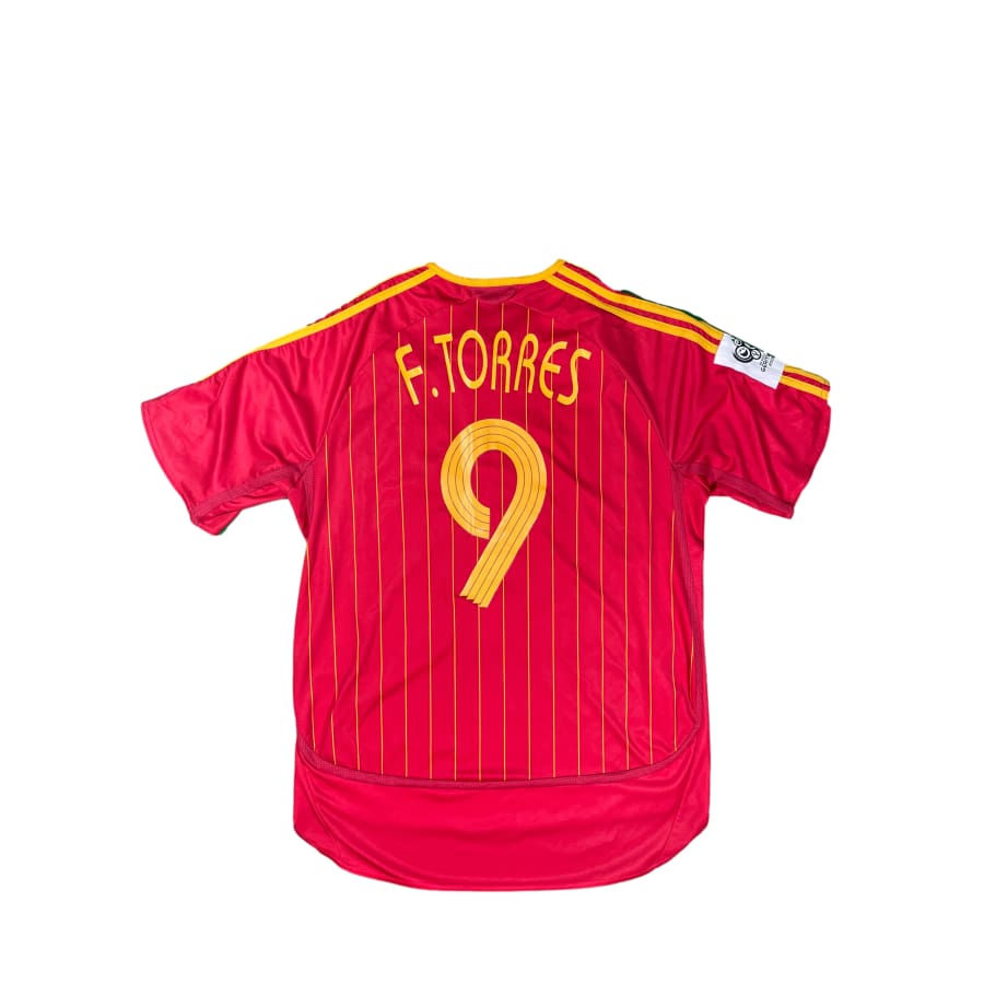 Maillot vintage domicile Espagne #9 Torres saison 2006-2007 - Adidas - Espagne