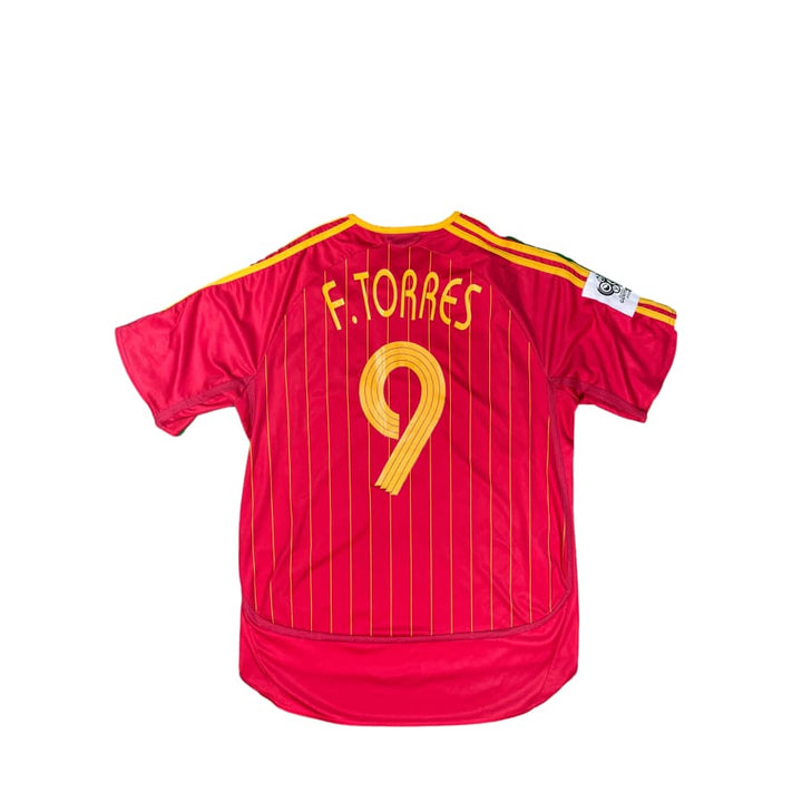 Maillot Vintage Espagne Domicile 2006-2007 - Adidas - Taille L - Occasion état Moyen