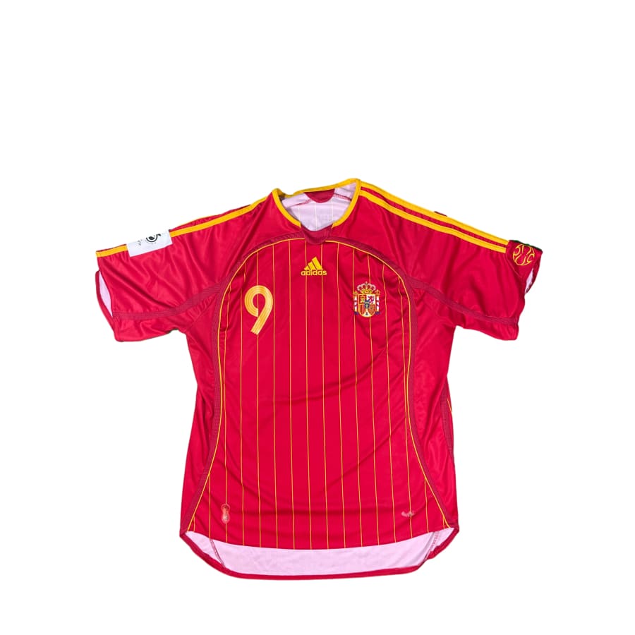 Maillot vintage domicile Espagne #9 Torres saison 2006-2007 - Adidas - Espagne