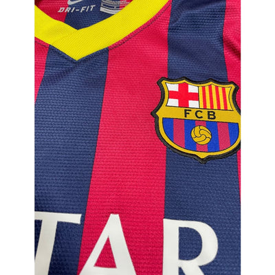 Maillot vintage domicile FC Barcelone #11 Neymar saison 2013 - 2014 - Nike - Barcelone