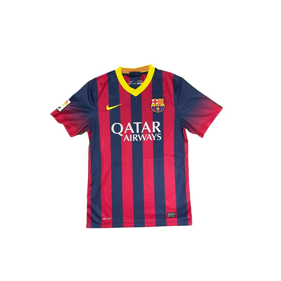 Maillot vintage domicile FC Barcelone #11 Neymar saison 2013 - 2014 - Nike - Barcelone