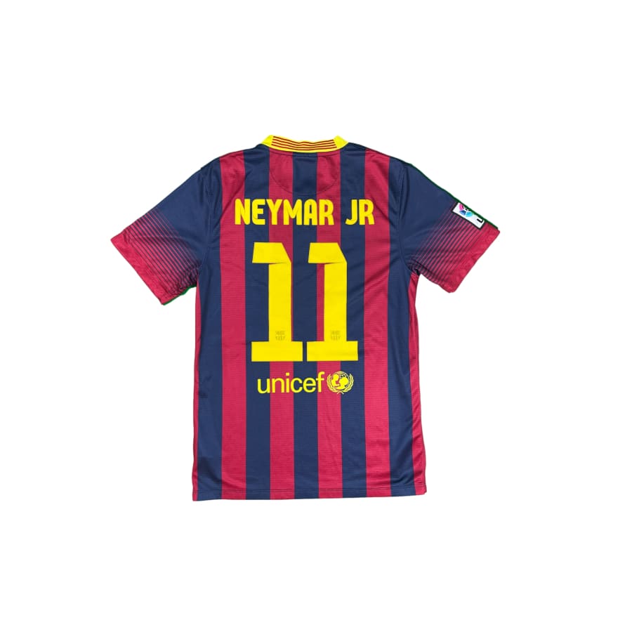 Maillot vintage domicile FC Barcelone #11 Neymar saison 2013 - 2014 - Nike - Barcelone