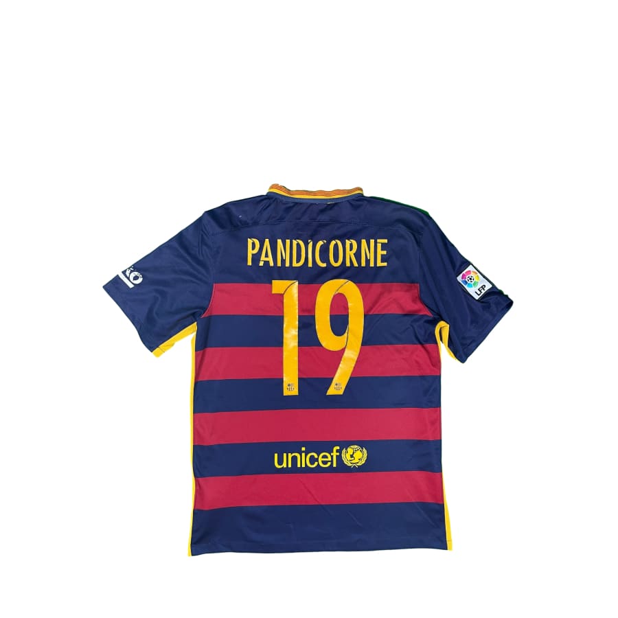 Maillot vintage domicile FC Barcelone #19 Pandicorne saison 2015-2016 - Nike - Barcelone