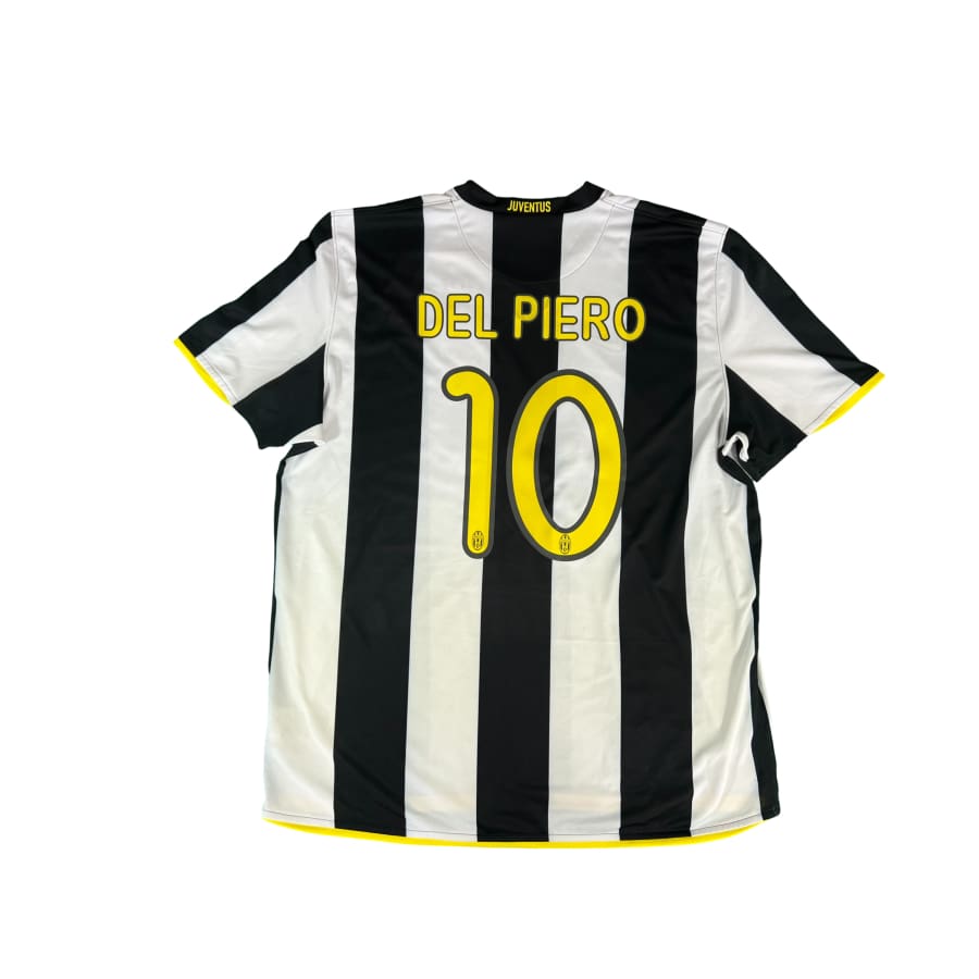 Maillot football vintage domicile Juventus FC #10 Del Piero saison 2008