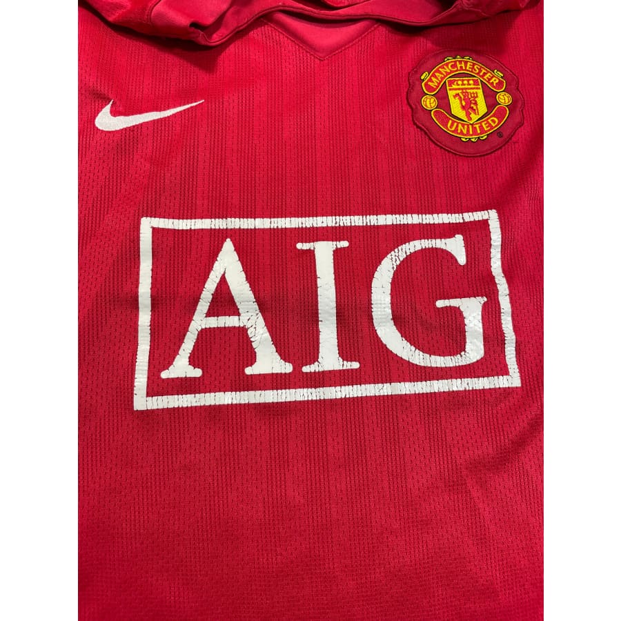 Maillot vintage domicile Manchester United #7 Ronaldo saison 2007 - 2008 - Nike - Manchester United