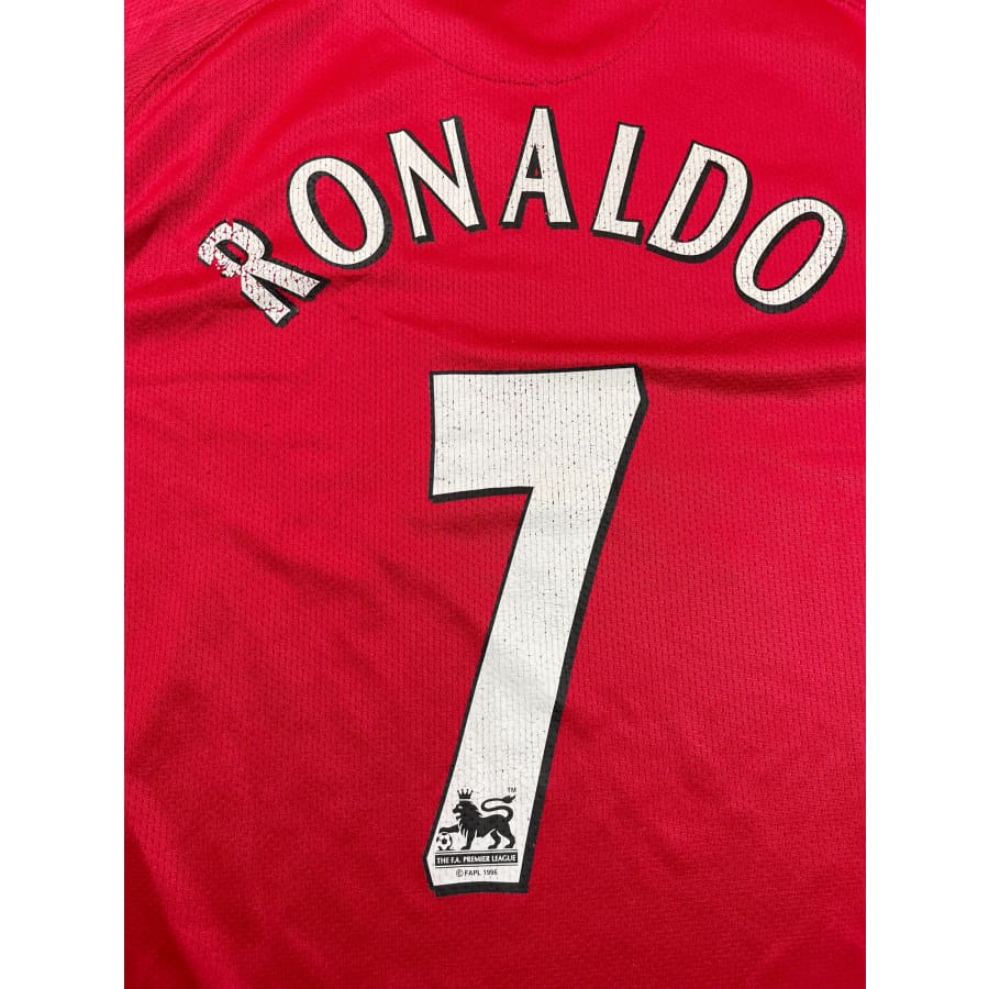 Maillot vintage domicile Manchester United #7 Ronaldo saison 2007 - 2008 - Nike - Manchester United