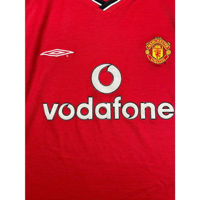 Maillot vintage domicile Manchester United saison 2001 - 2002 - Umbro - Manchester United