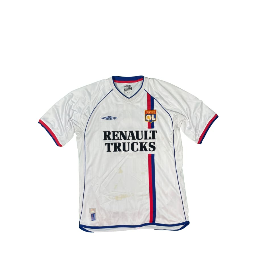 Maillots de foot vintage / rétro - The Football Market - Maillot Lyon vintage domicile N°9 ELBER