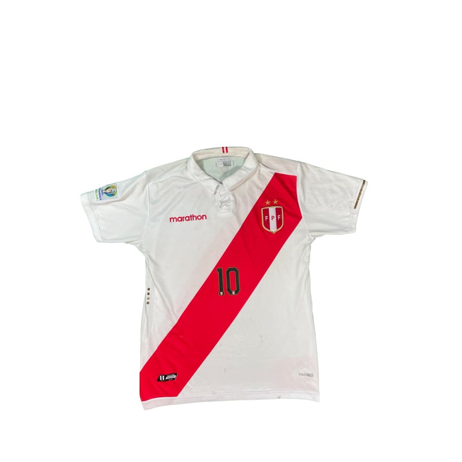 Maillot vintage domicile Pérou #10 Farfan saison 2019-2020 - Marathon - Pérou