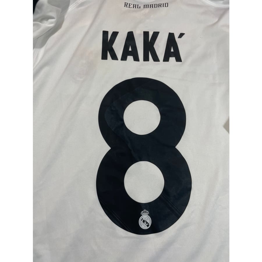 Maillot vintage domicile Real Madrid #8 Kaka saison 2009-2010 - Adidas - Real Madrid