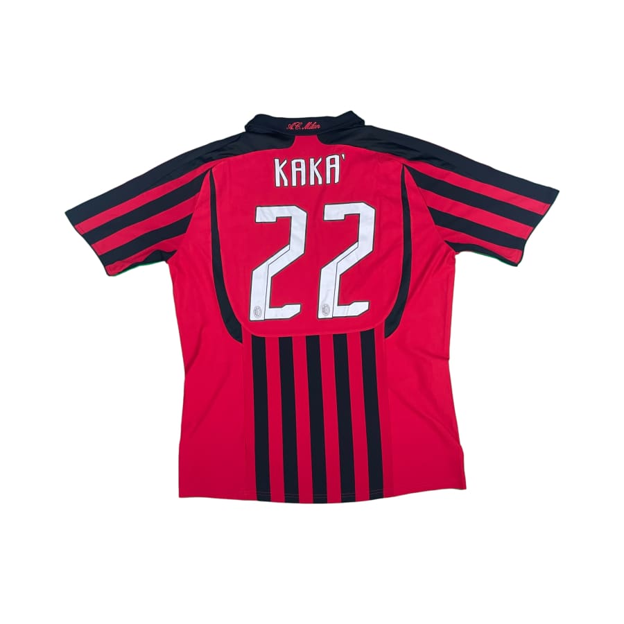 Maillot vintage football domicile AC Milan #22 KAKA saison 2007-2008 - Adidas - Milan AC