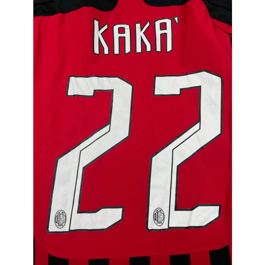 Maillot vintage football domicile AC Milan #22 KAKA saison 2007-2008 - Adidas - Milan AC