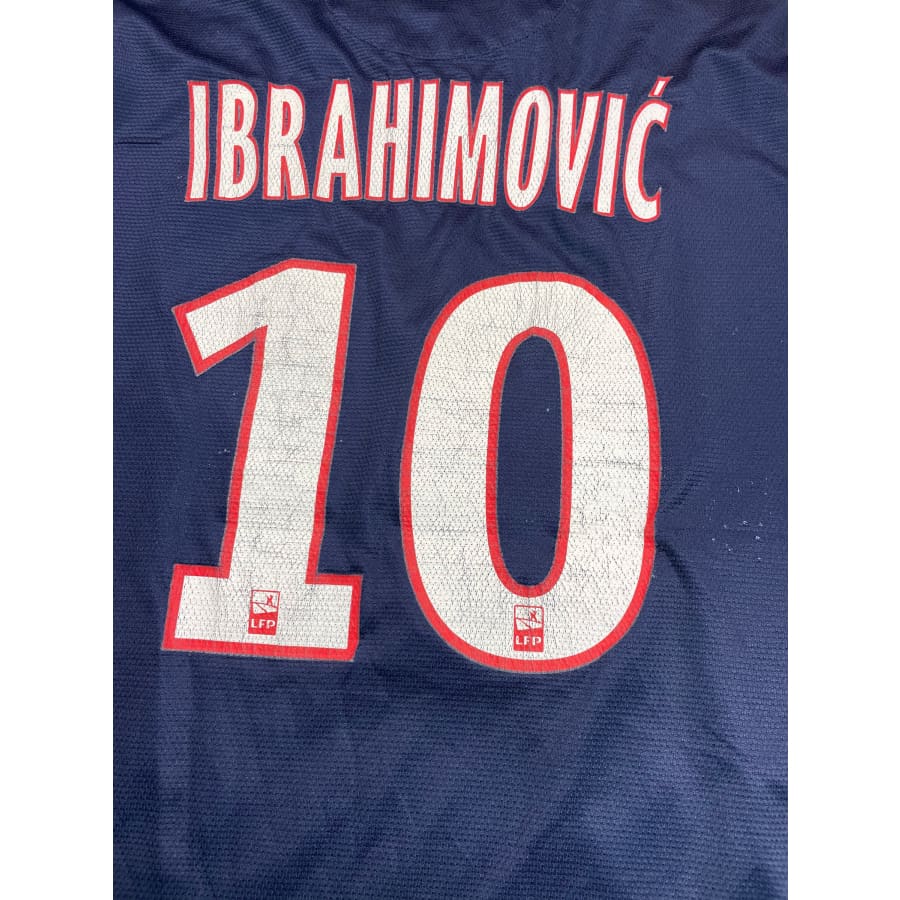 Maillot vintage Paris - Saint - Germain domicile #10 Ibrahimovic saison 2013 - 2014 - Nike - Paris Saint - Germain