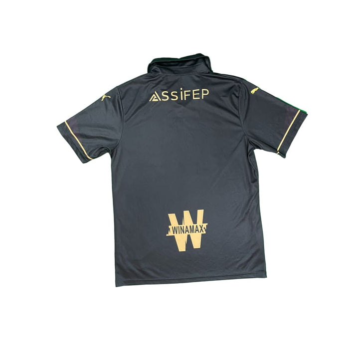 Maillot Football Macron RC Lens - Les Corons - St Barbe - Sang Or - Taille XL - Occasion