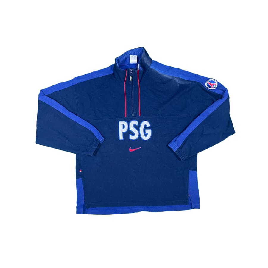 Sweat football vintage Paris Saint Germain années 90 Nike Paris Saint Germain