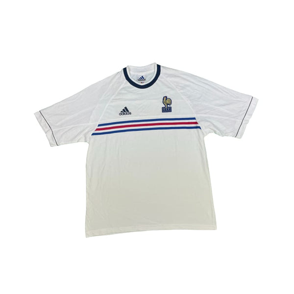 Maillot Adidas Equipe De France Extérieur 1998-1999 - Vintage N°22 Aqualux Taille XL