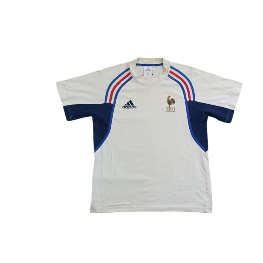 Tee-shirt de foot rétro supporter Equipe de France 1998-1999 - Adidas - Equipe de France