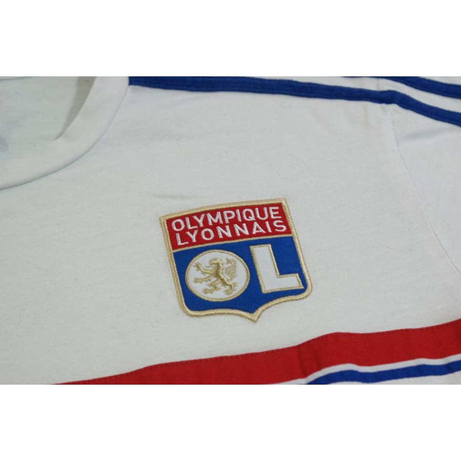 Tee-shirt de football rétro supporter Olympique Lyonnais années 2010 - Adidas - Olympique Lyonnais