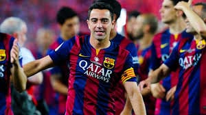 maillot rétro barcelone xavi