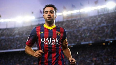 maillot vintage barcelone xavi