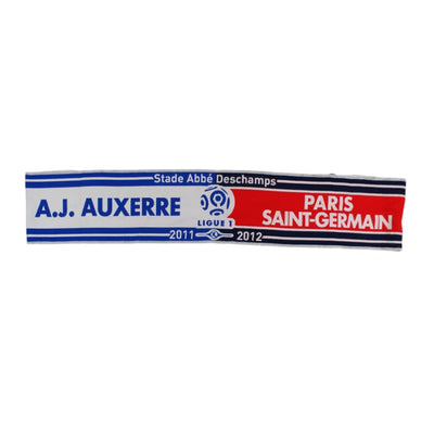 Echarpe de foot rétro AJ Auxerre - Paris Saint-Germain 2011-2012 - Officiel - AJ Auxerre