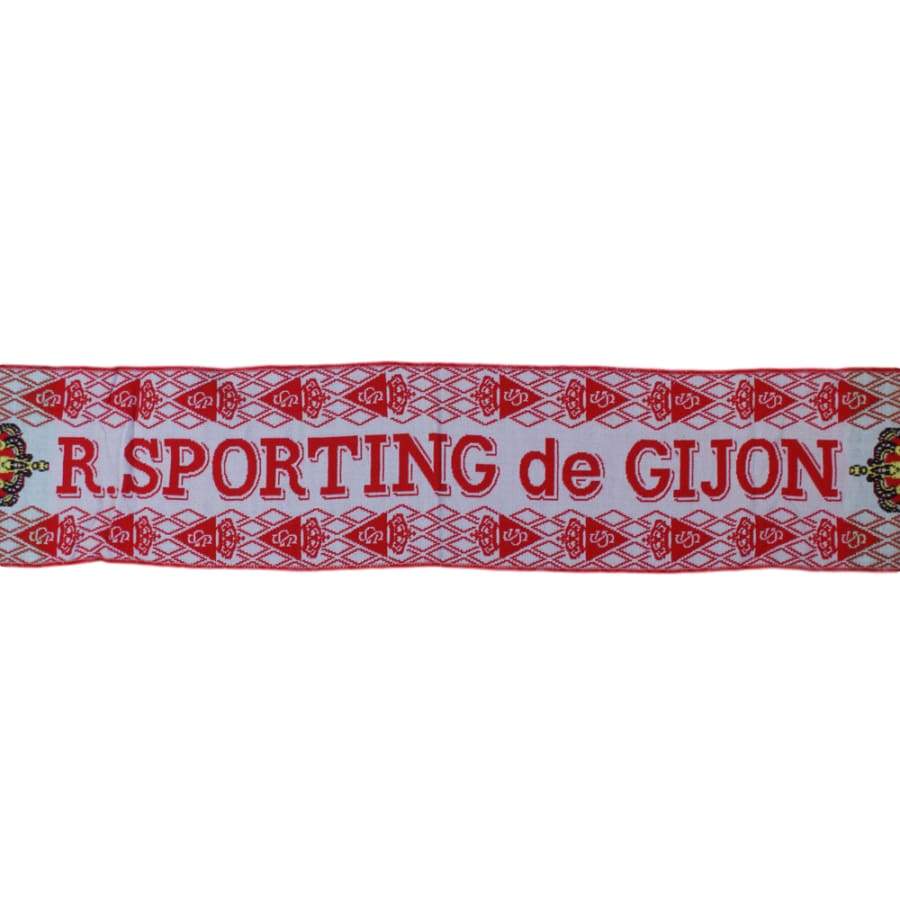 Echarpe de foot rétro Sporting Gijon années 2000 - Officiel - Autres championnats