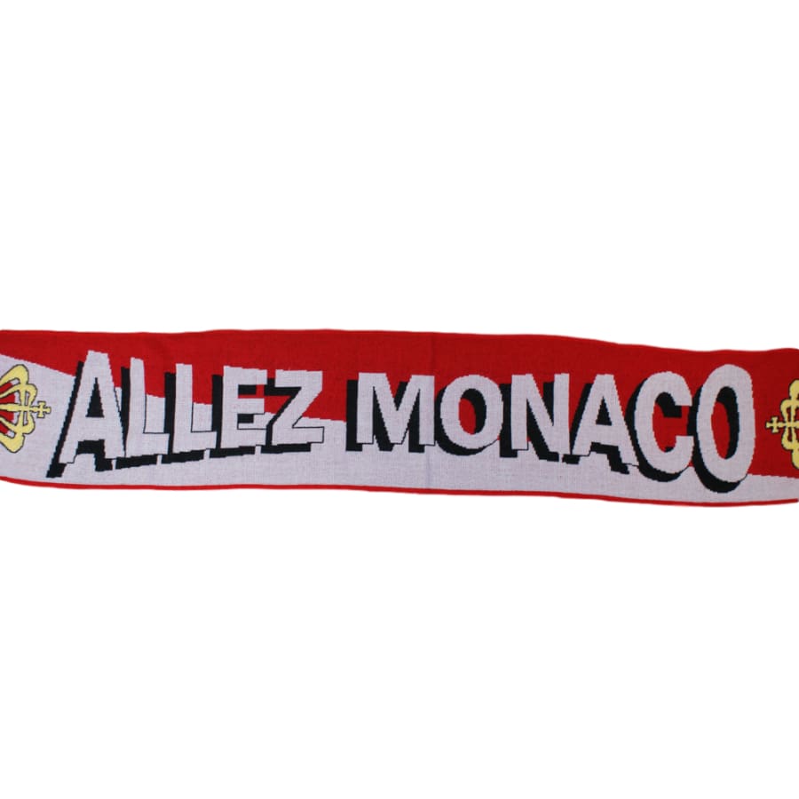 Echarpe de foot vintage AS Monaco Allez Monaco années 2000 - Officiel - AS Monaco