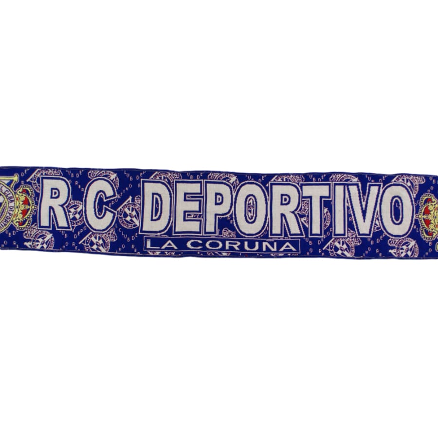 Echarpe de foot vintage Deportivo la Corogne années 2000 - Officiel - Deportivo La Corogne