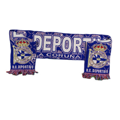 Echarpe de foot vintage Deportivo la Corogne années 2000 - Officiel - Deportivo La Corogne