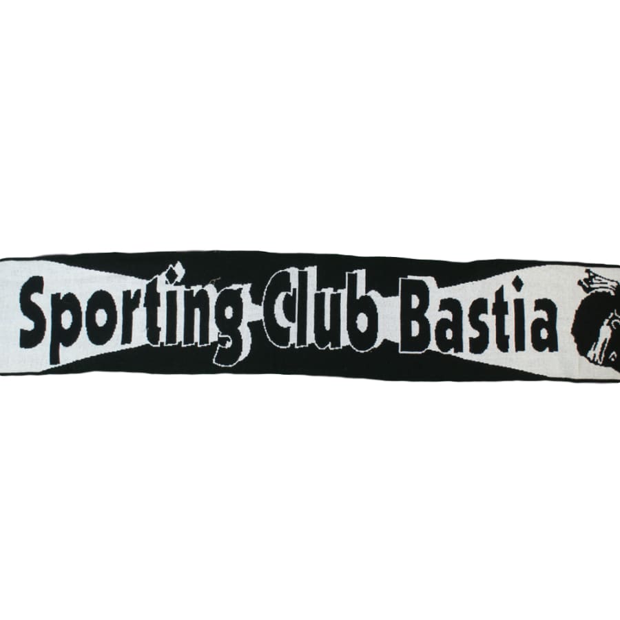 Echarpe de foot vintage SC Bastia années 2000 - Non-officiel - S.C. Bastia