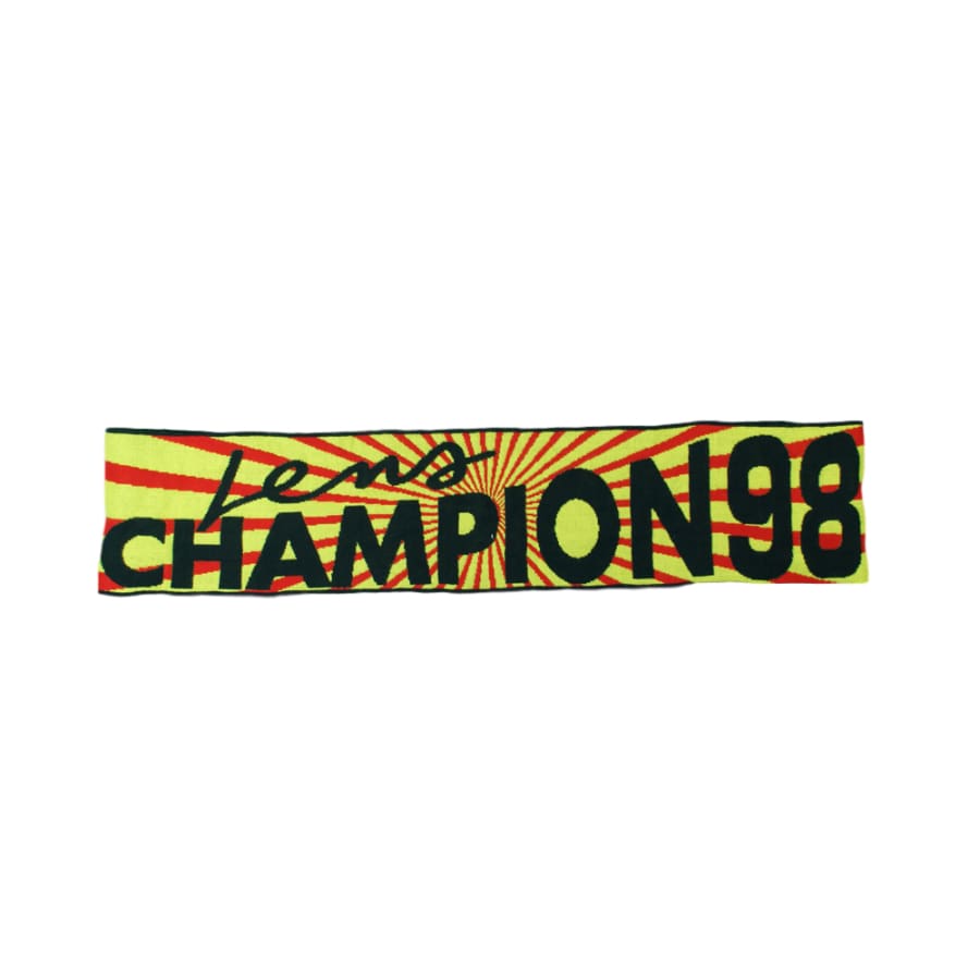 Echarpe de football rétro RC Lens Champion 1998 - Officiel - RC Lens