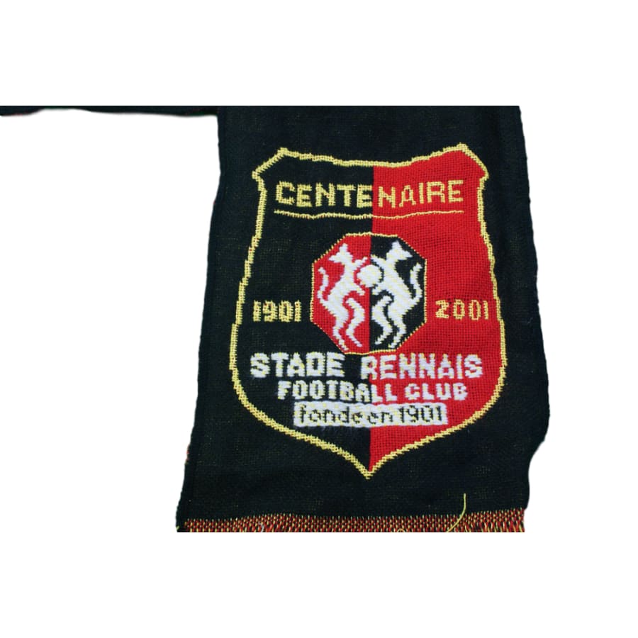 Echarpe de football rétro Stade Rennais FC centenaire du club 2001 - Officiel - Stade Rennais FC