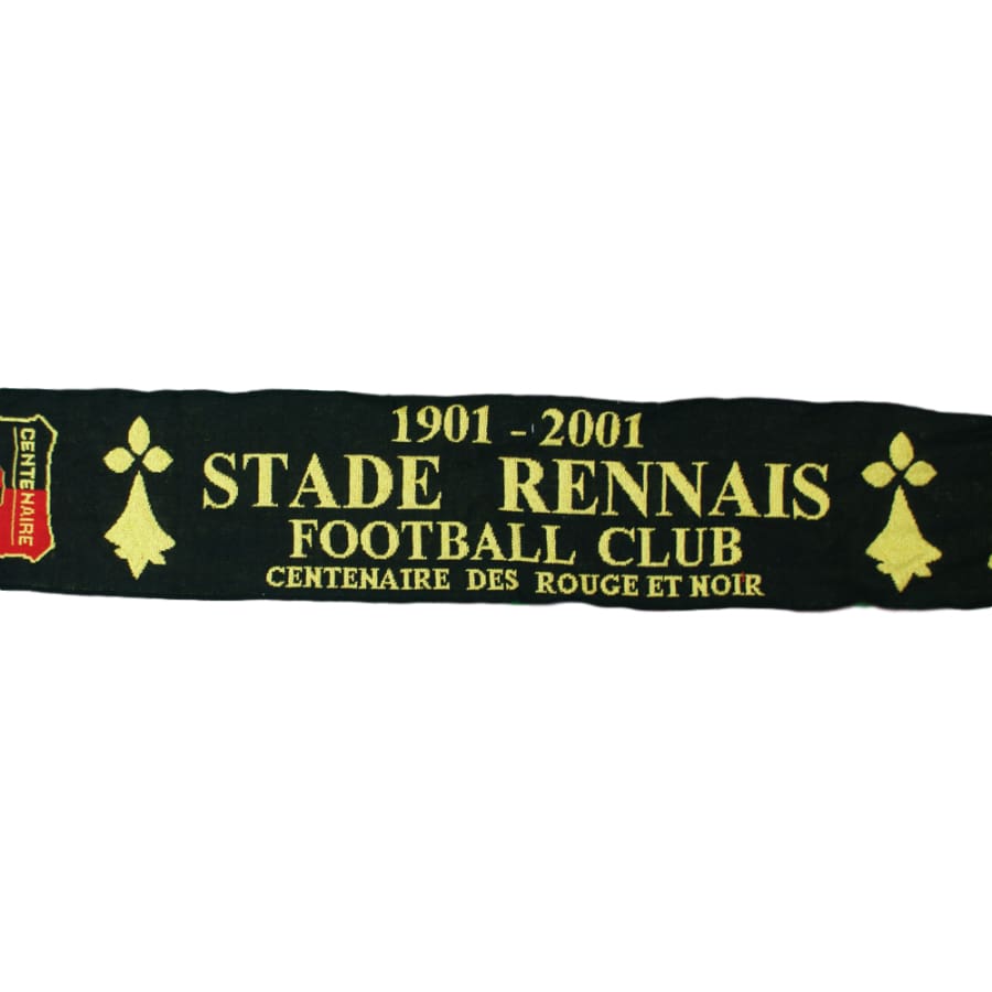 Echarpe de football rétro Stade Rennais FC centenaire du club 2001 - Officiel - Stade Rennais FC