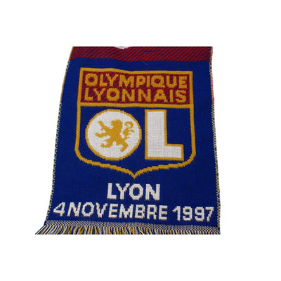 Echarpe de football vintage Olympique Lyonnais / Inter Milan Coupe UEFA 1997-1998 - Officiel - Olympique Lyonnais