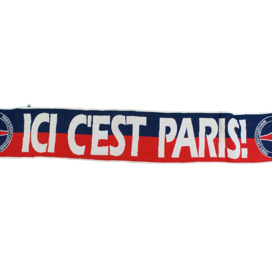 Echarpe de football vintage Paris Saint-Germain années 2000 - Officiel - Paris Saint-Germain