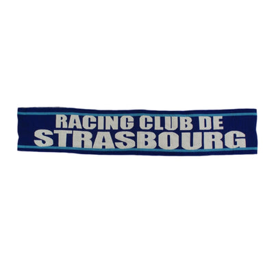 Echarpe de football vintage RC Strasbourg Alsace années 2000 - Officiel - RC Strasbourg Alsace