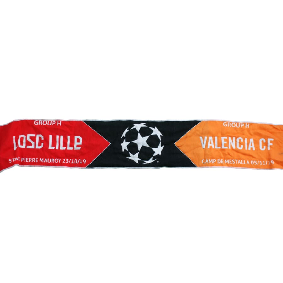 Echarpe foot Lille LOSC-Valence Ligue des Champions 2019-2020 - Officiel - LOSC