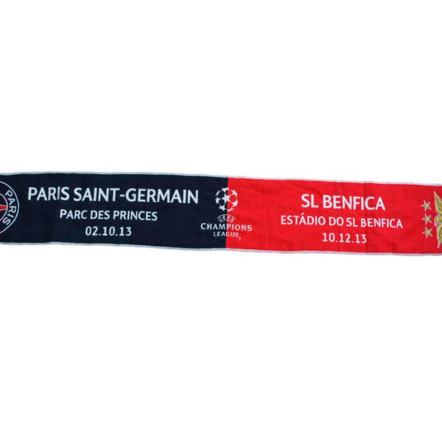 Echarpe foot Paris SG-Benfica Lisbonne Ligue des Champions 2013-2014 - Officiel - Paris Saint-Germain