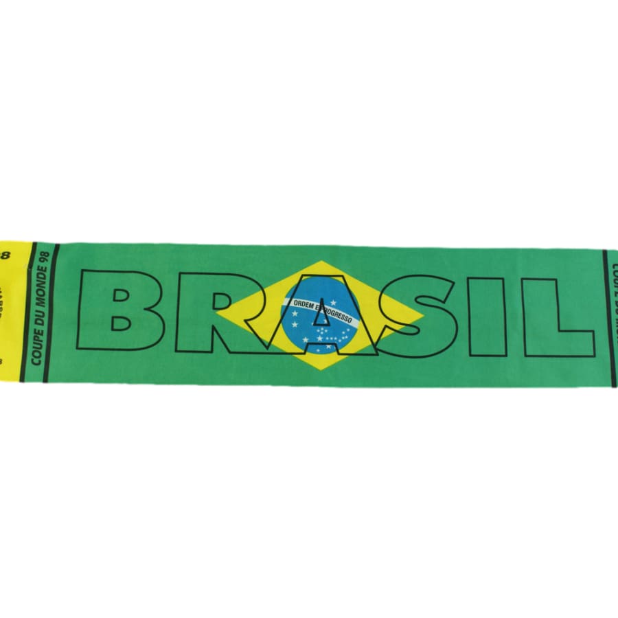 Echarpe foot rétro Brésil Coupe du Monde 1998 - Officiel - Brésil