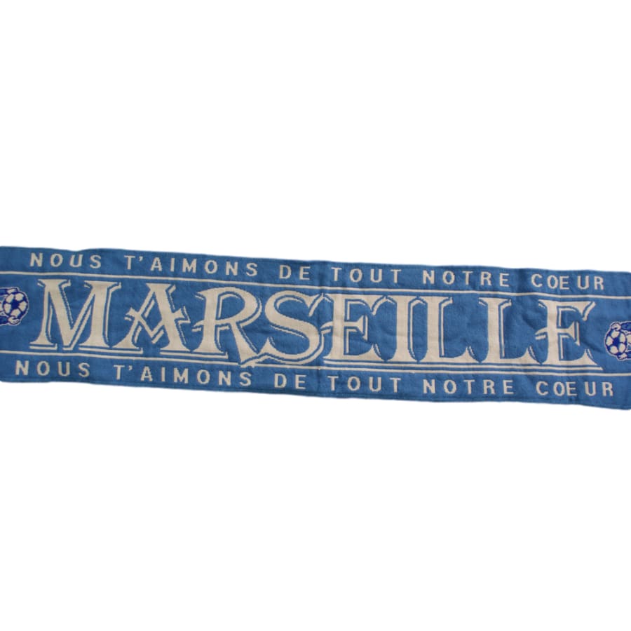 Echarpe foot vintage Olympique de Marseille années 2000 - Non-officiel - Olympique de Marseille