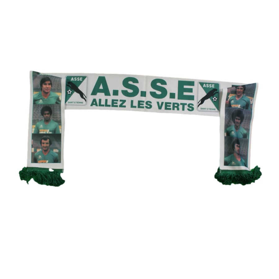 Echarpe football rétro AS Saint-Etienne années 1980 - Officiel - AS Saint-Etienne