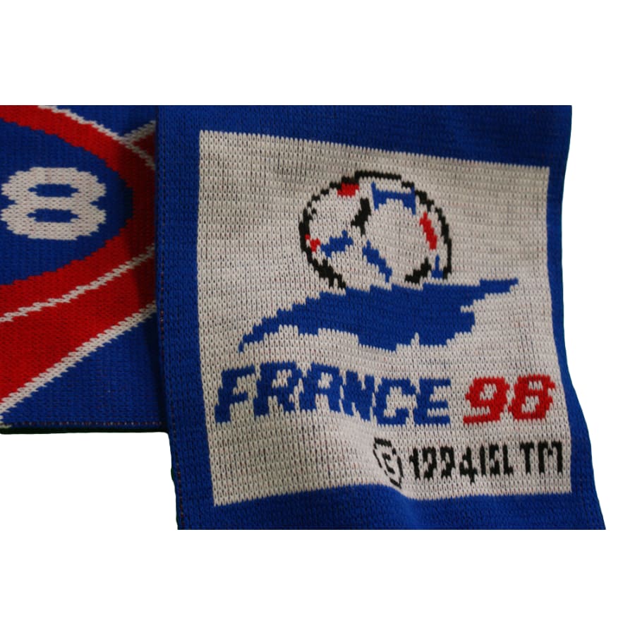 Echarpe football rétro France 98 Coupe du Monde 1998 - Adidas - Equipe de France