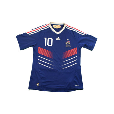 Maillor France vintage domicile #10 BENZEMA 2010-2011 - Adidas - Equipe de France