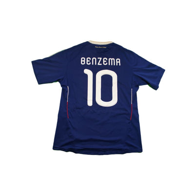 Maillor France vintage domicile #10 BENZEMA 2010-2011 - Adidas - Equipe de France